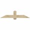 Ekena Millwork Eugene Rough Sawn Timber Gable Bracket, Douglas Fir, 60"W x 15"H x 4"D x 6"F, 6/12 Pitch GBW060X15X0406EUG00RDF - alternate 1